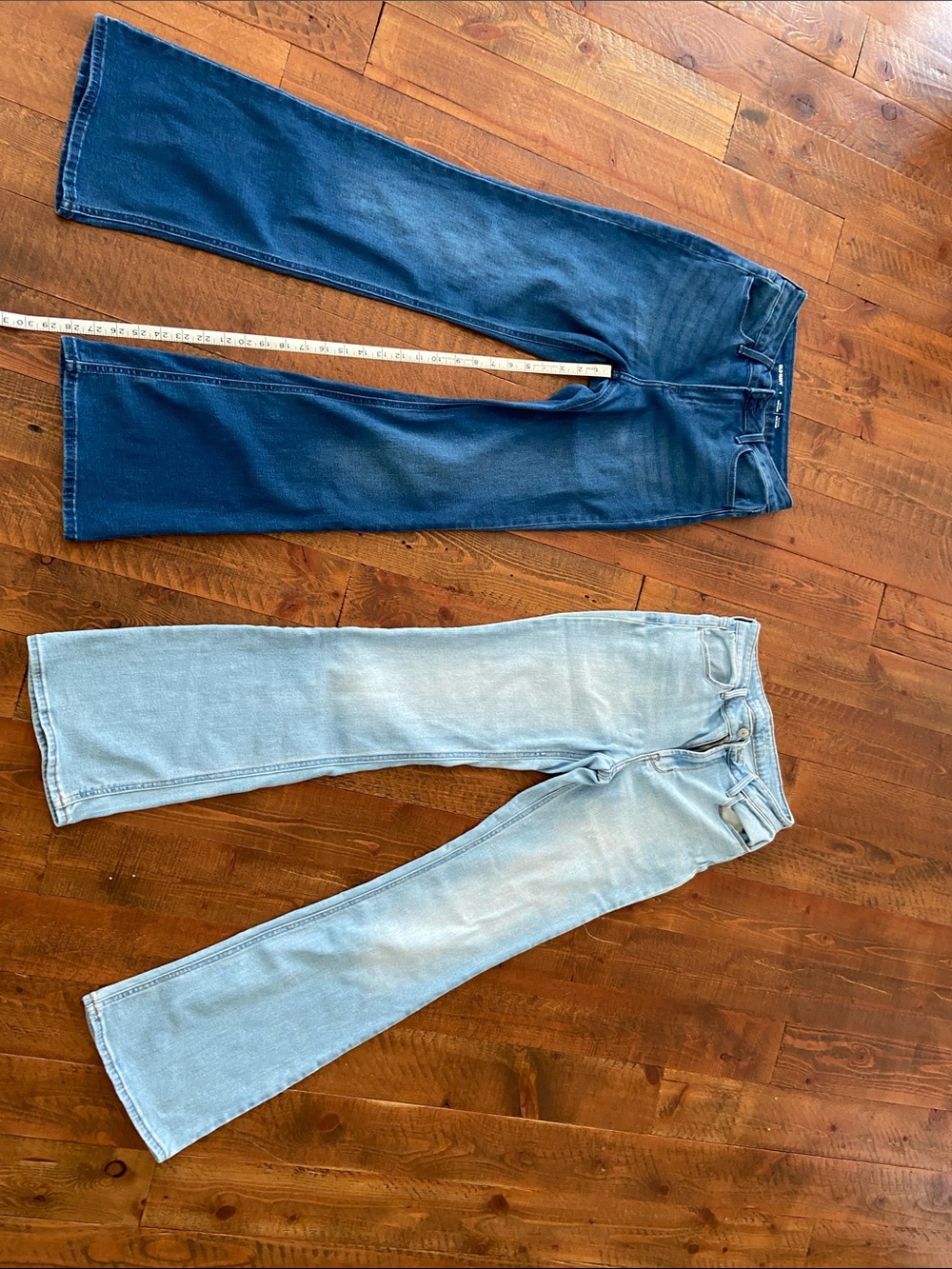 Old Navy Women's Dark Blue Flare Jeans - lot of two, size 2